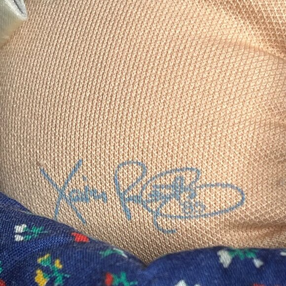 Cabbage Patch Kids Vintage Doll With Brown Yarn Hair & Blue Dress - Picture 3 of 3